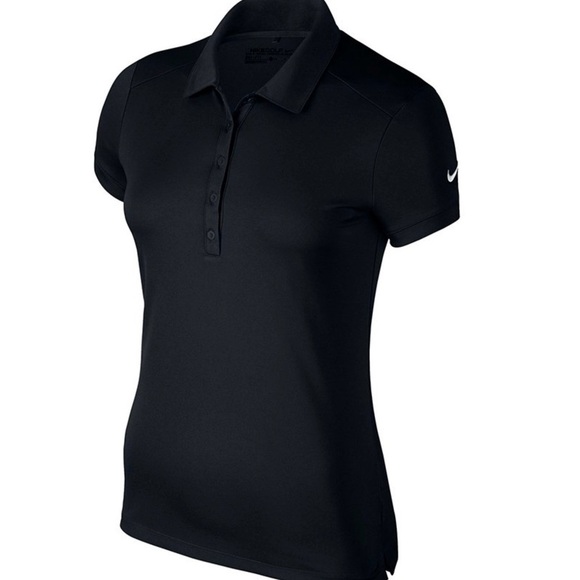 Nike Golf Women's Black Button Down Shirt Polo - Picture 1 of 7